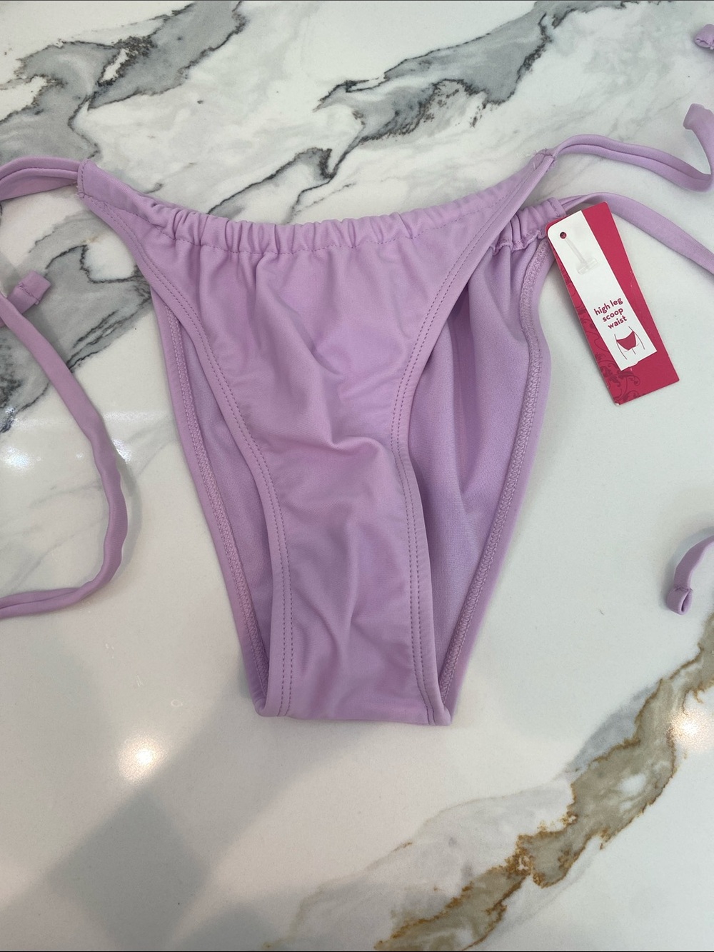 Xhilaration Lilac Tie-Side Bikini Bottom